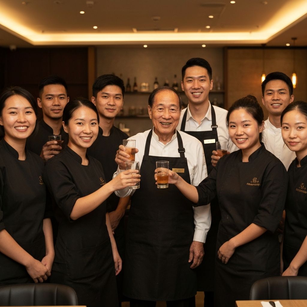Equipe de restaurante