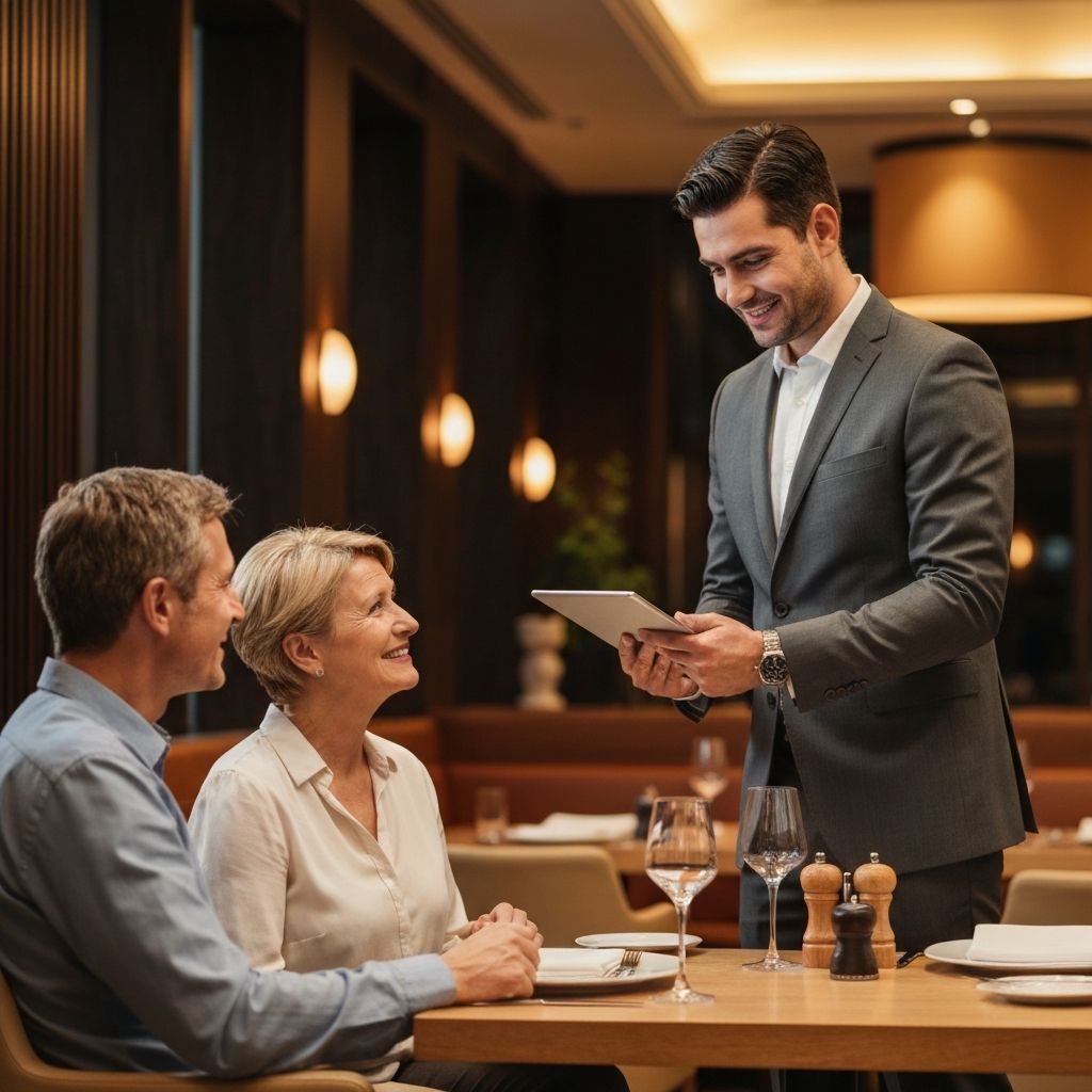 Atendimento automatizado em restaurante self-service